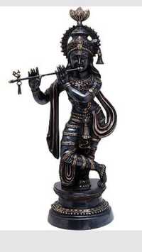 Large Size Black Marble Lord Krishna Statue - Color: Various Available