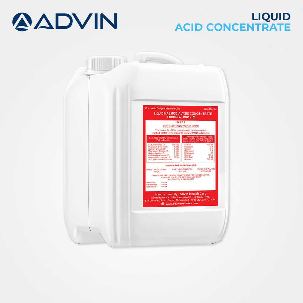 Acid Concentrate Dialysis Fluid