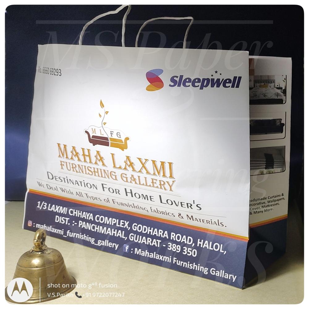 White Paper Shopping Bag - Premium Shopping Bags