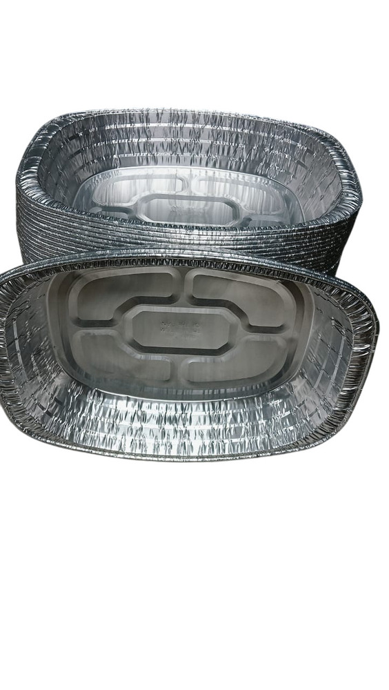 Oval Aluminium Disposable Container - Application: Party Supplies