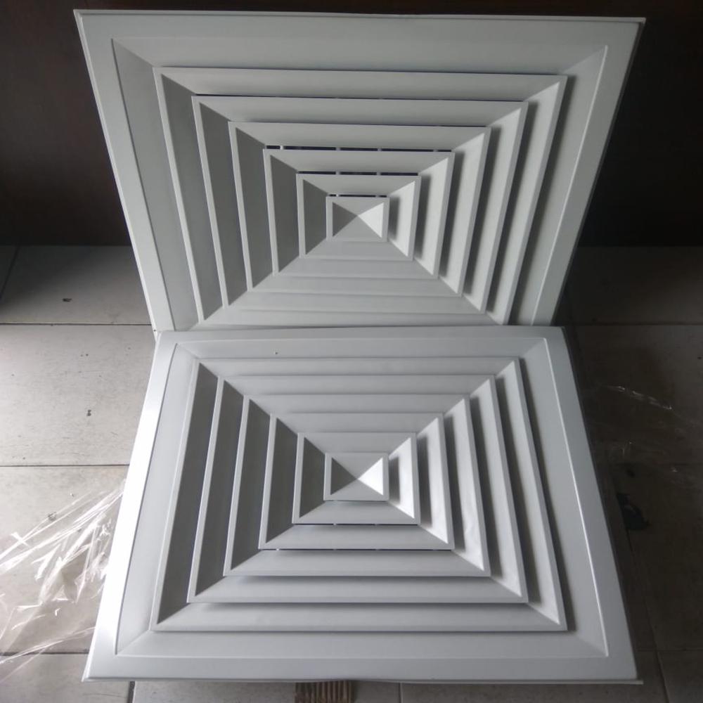 Aluminium Square Diffuser - Color: As Per Demand