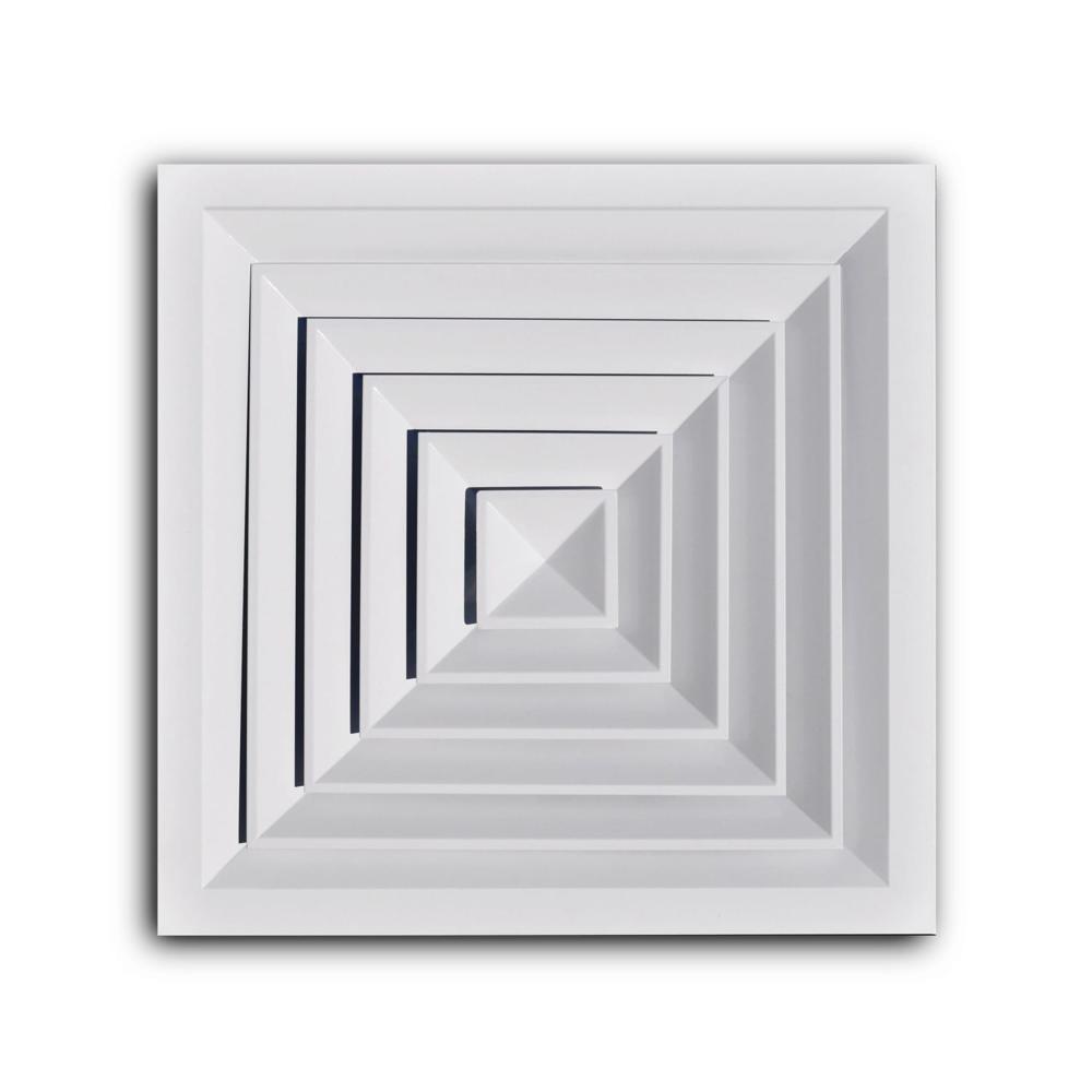 Aluminium Square Diffuser - Color: As Per Demand