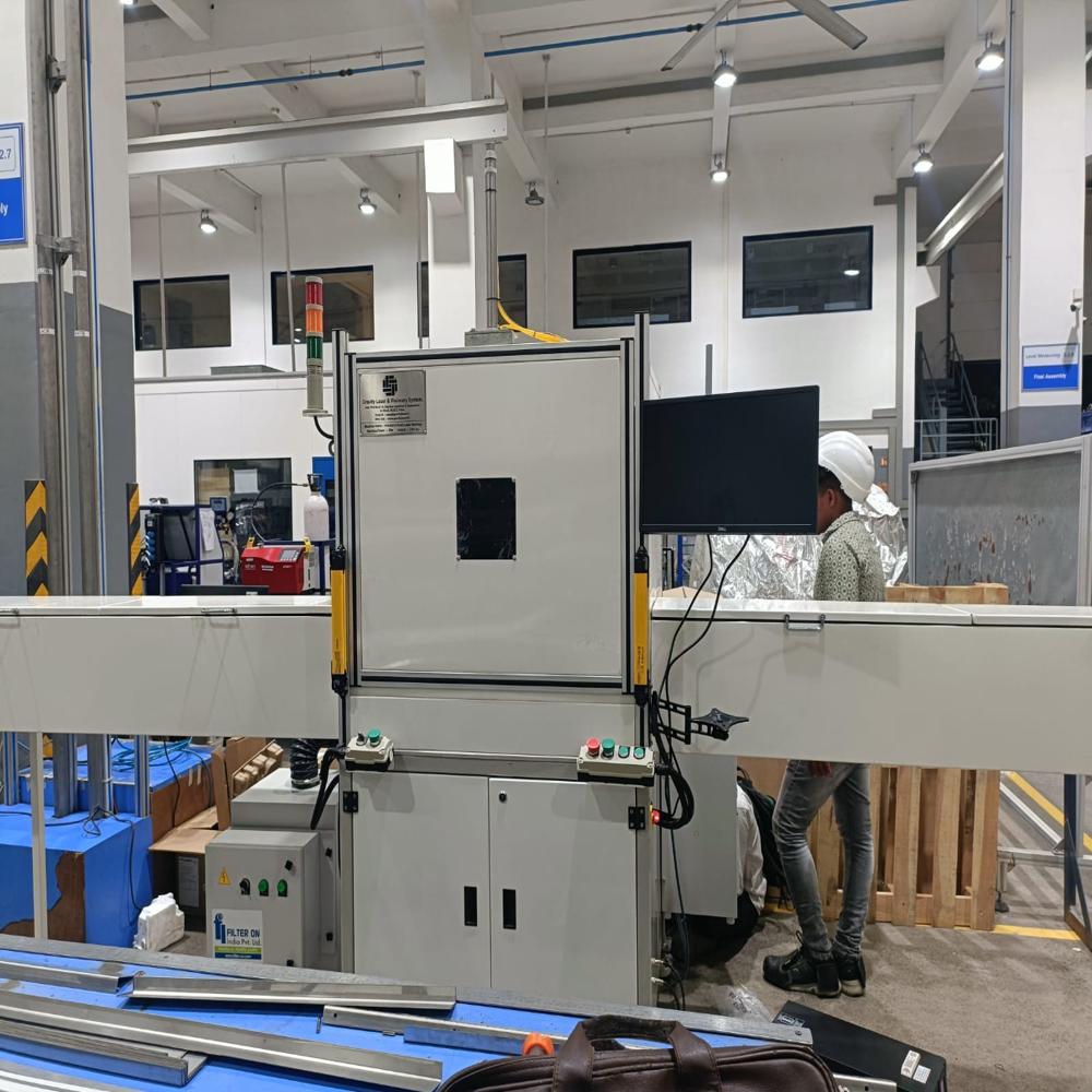 Scale Laser Marking Machine on Fly