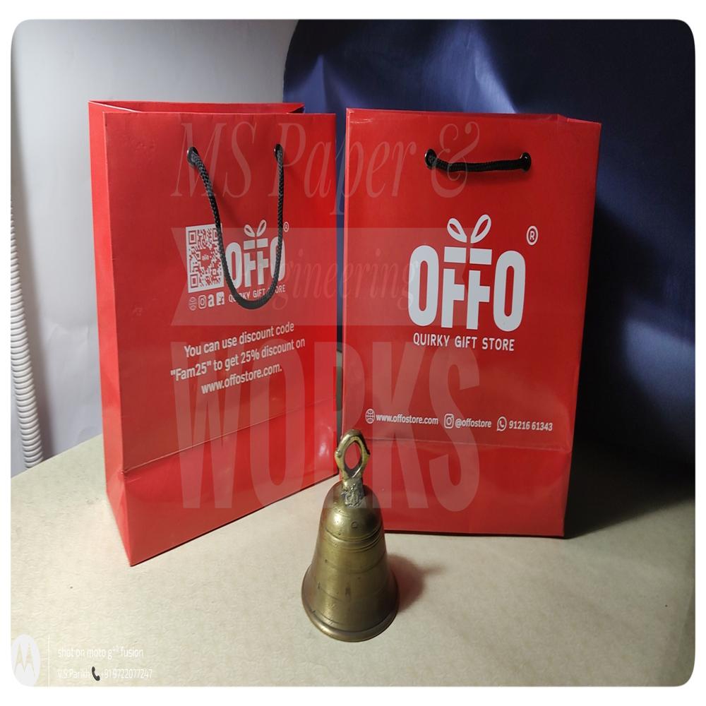 Laminated Paper Bag - Color: White