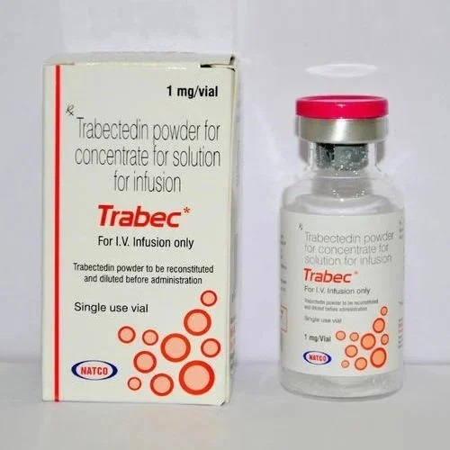 Trabectedin (1Mg) Natco Pharma Ltd Trabec 1Mg Injection Packaging Vial 1Mg Vial - Application: Industrial