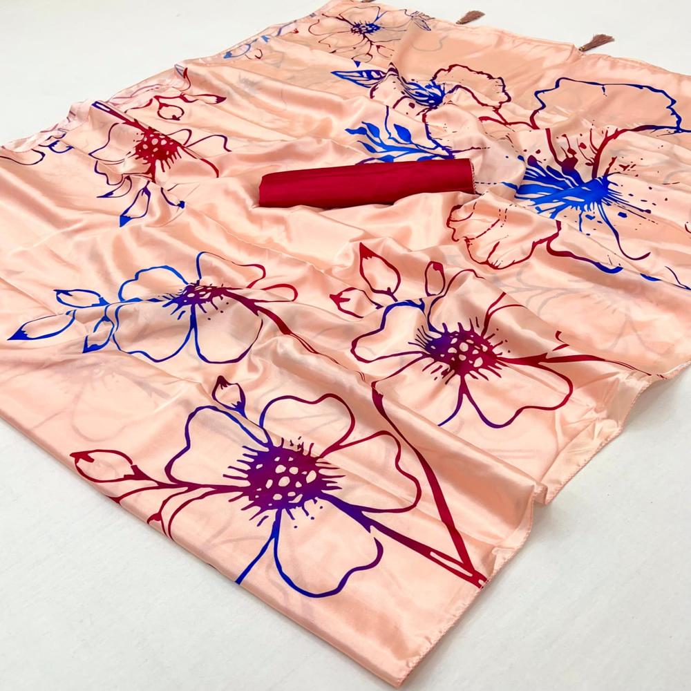 original silk crepe saree