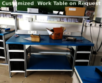 Single Side Work Table 1.8 Mtr (6 feet) | Modular Ergonomic Industrial Workstation