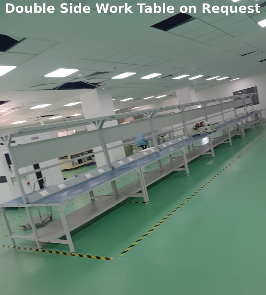 Single Side Work Table 1.8 Mtr (6 feet) | Modular Ergonomic Industrial Workstation