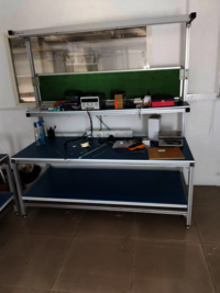 Single Side Work Table 1.8 Mtr (6 feet) | Modular Ergonomic Industrial Workstation