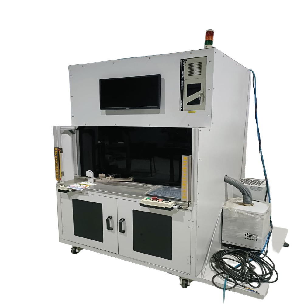 Industrial Closed Cabinet Fiber Laser Marking Machine - Accuracy: 0.002 Mm/M