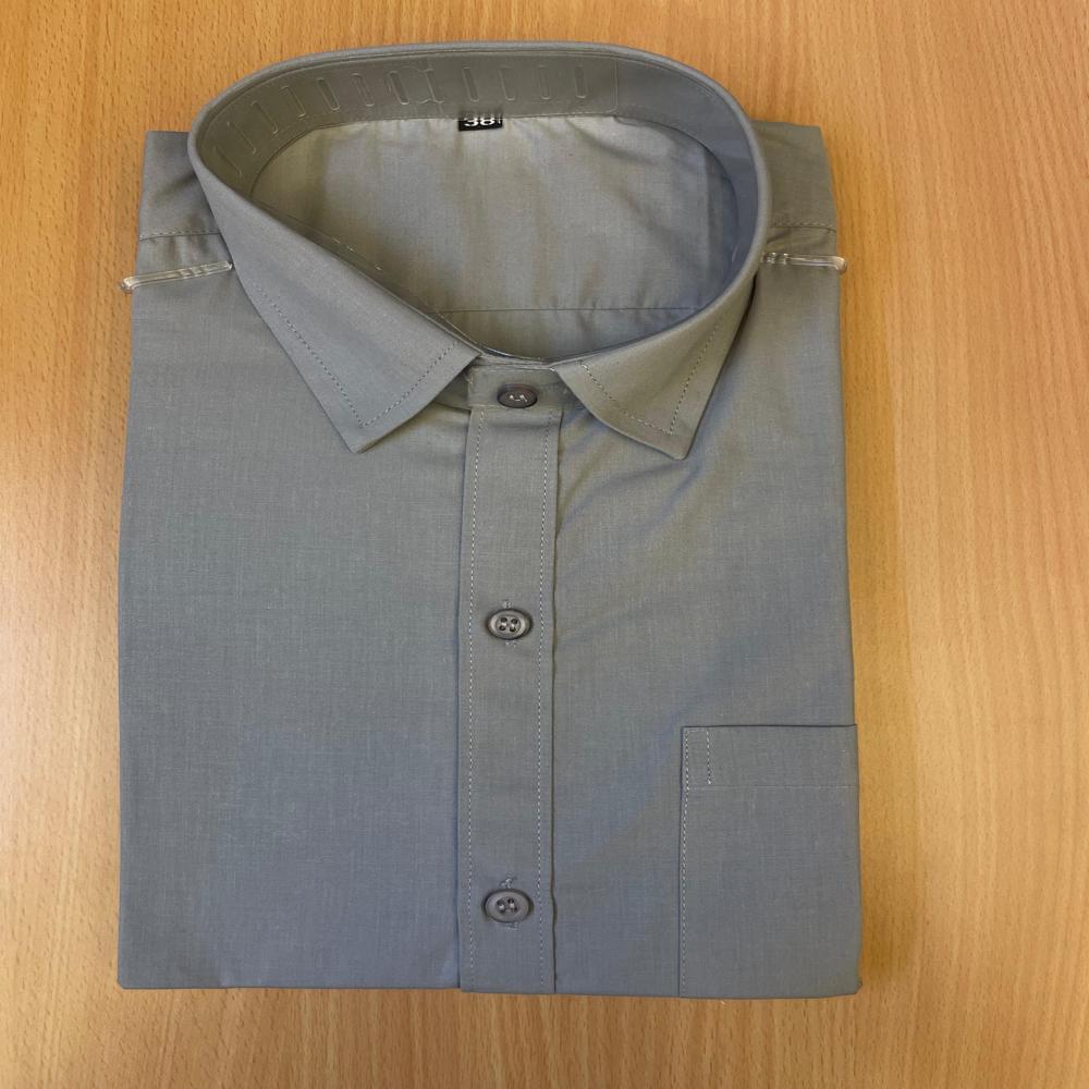 Grey Corporate Cotton Shirt