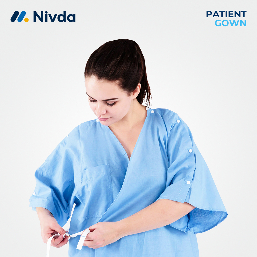 disposable patient gown small