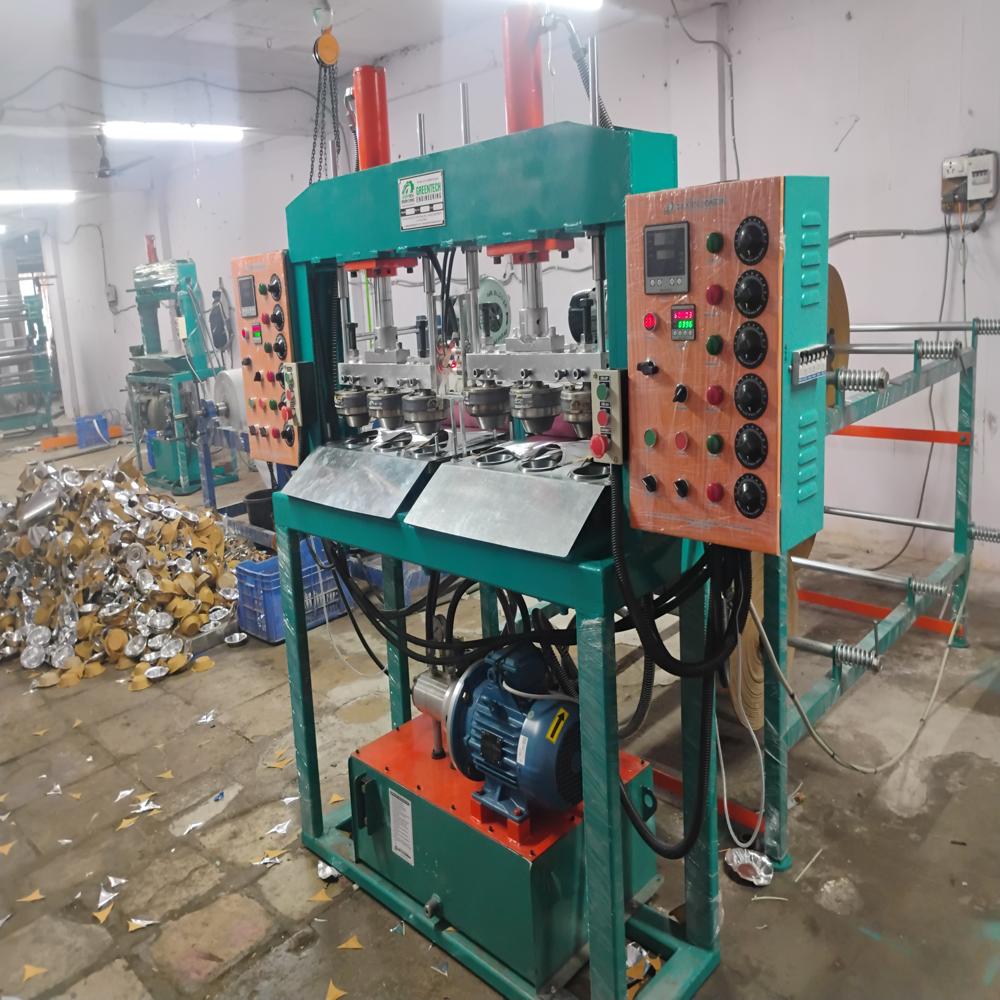 Fully Automatic Hydraulic Paper Thali Making Machine - Capacity: 6000 Pcs/hr
