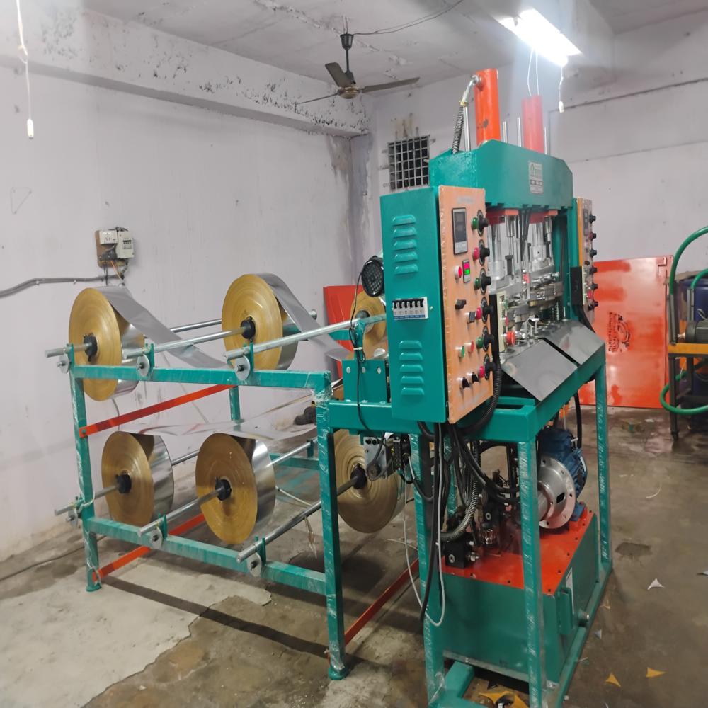 Fully Automatic Hydraulic Paper Thali Making Machine - Capacity: 6000 Pcs/hr