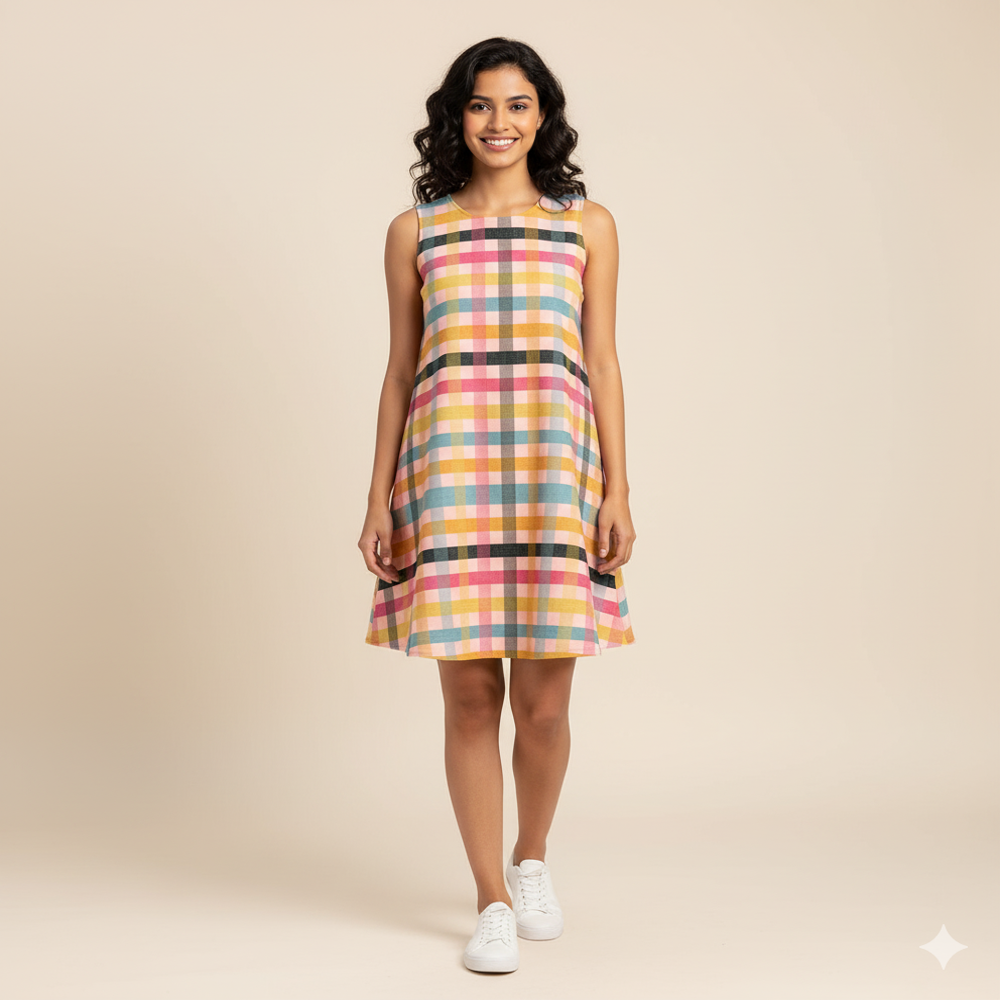 Checkeredfabric ,Shirtingmaterial - Application: Garment Making
