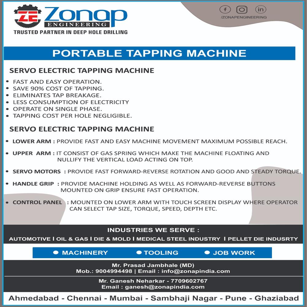 Vertical Tapping Machine