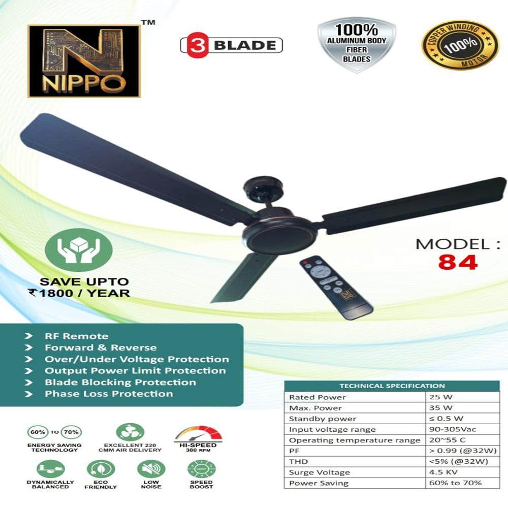 Bldc Celling Fan 84 - Blade Diameter: 48 Inch (In)