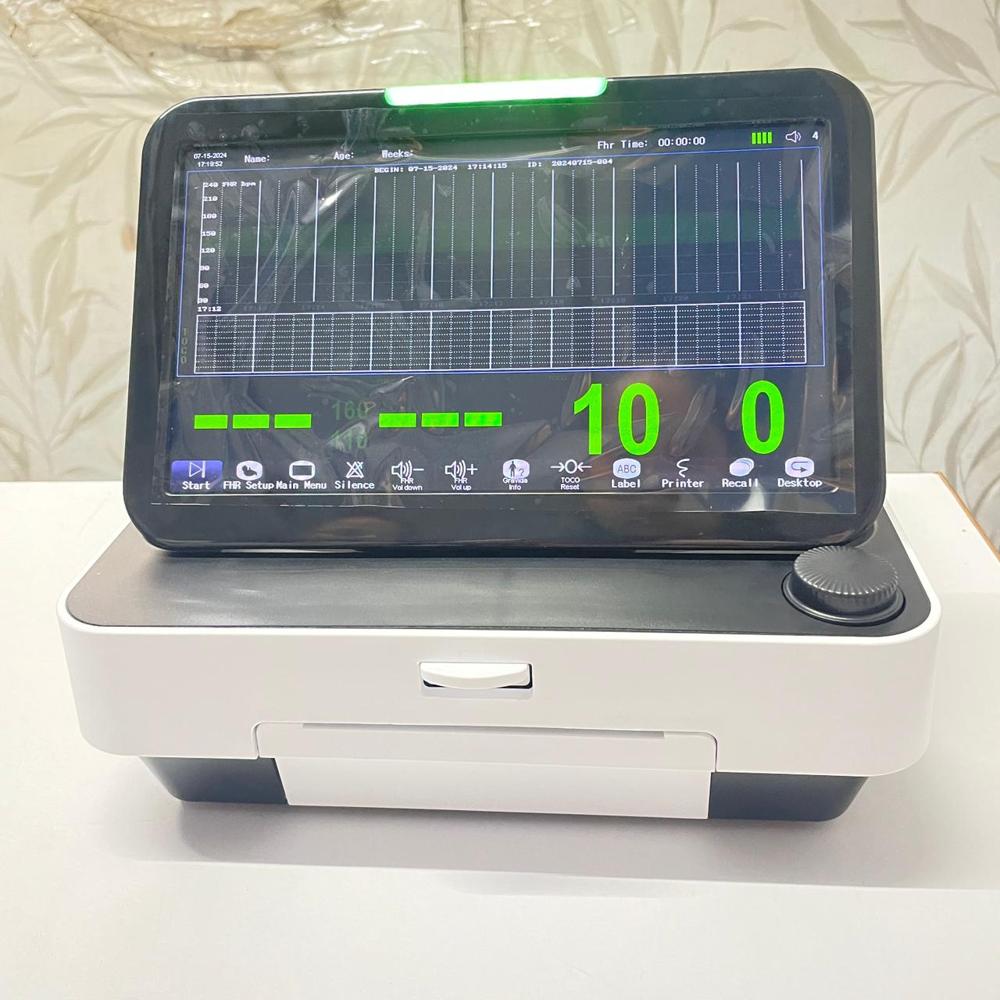 Touch screen CTG machine