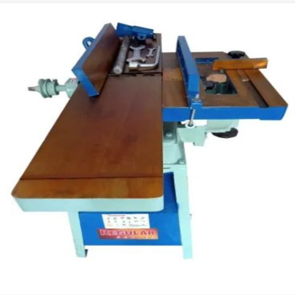 9 Inch Surface Planer Woodworking Machine - Color: Blue