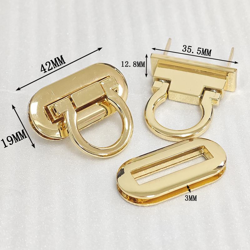 Metal Twist Lock for Bags
