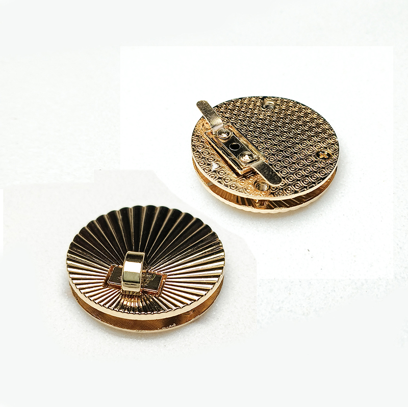 Hardware Accessories Shell Lock For Handbags - Hardness: Rigid