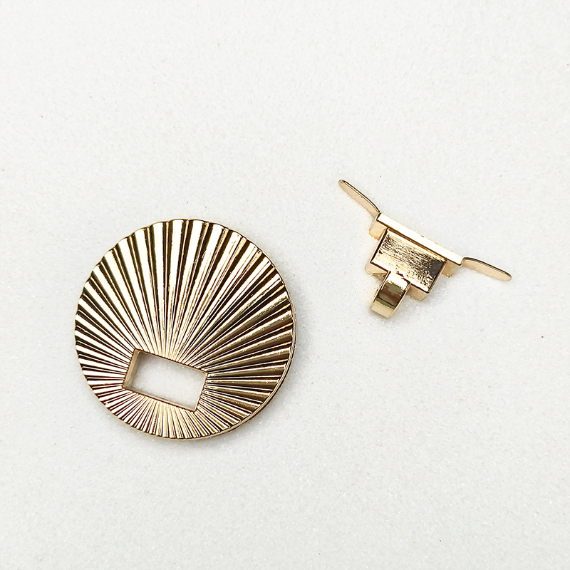 Hardware Accessories Shell Lock For Handbags - Hardness: Rigid