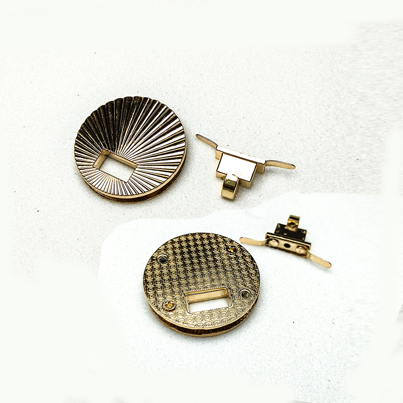 Hardware Accessories Shell Lock For Handbags - Hardness: Rigid