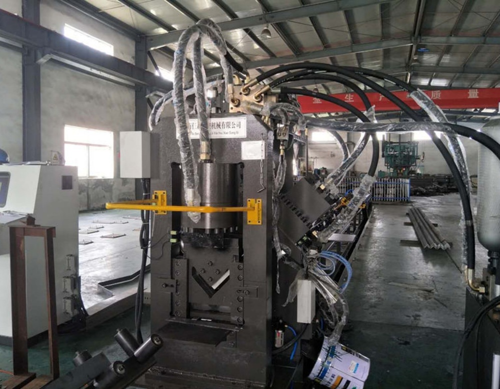 5~50ml/H Fuel Consumption CNC Angle Drilling And Marking Machine 1000KN Marking Force