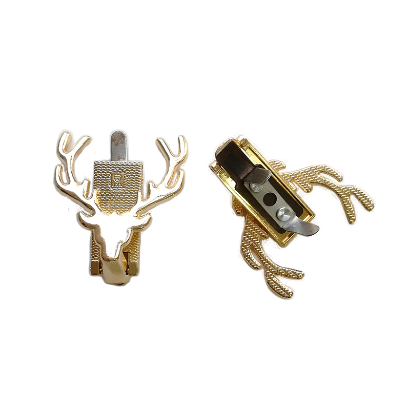 Hardware Deer-shaped Lock For Bags - Hardness: Rigid