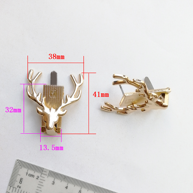 Hardware Deer-shaped Lock for Bags