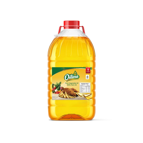 Pet Bottle Packaging 5L 100% Pure Vegetable Oil Oilina Brand