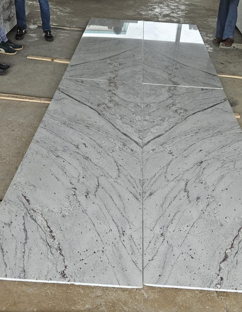 Burgundy White Granite