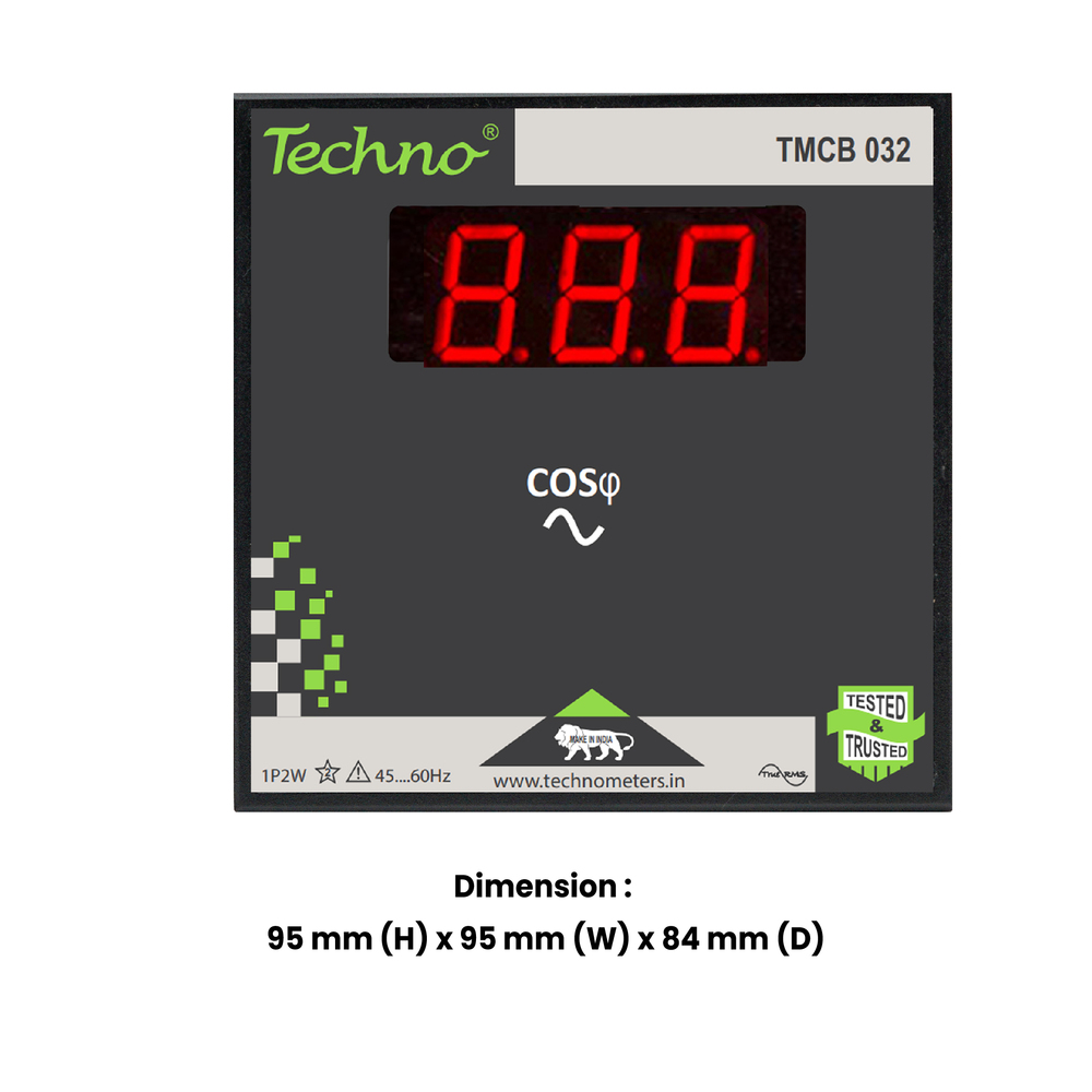 Stainless Steel & Pvc Digital Power Factor Energy Meter