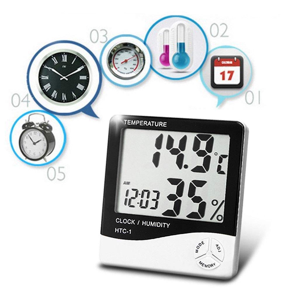 Digital Clock Htc 1 - Color: White
