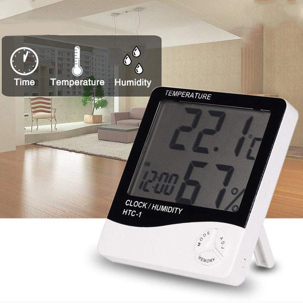 Digital Clock Htc 1 - Color: White