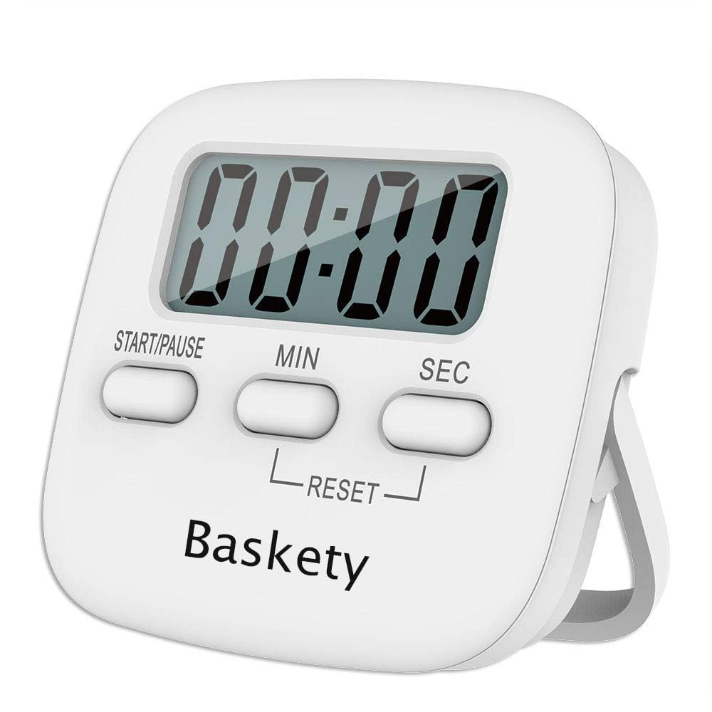 Digital Kitchen Timer White