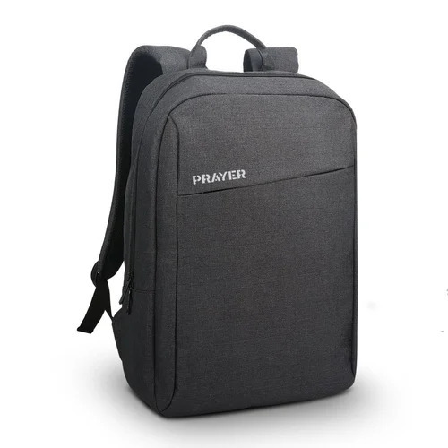 Prayer Dark Gray Laptop Backpack