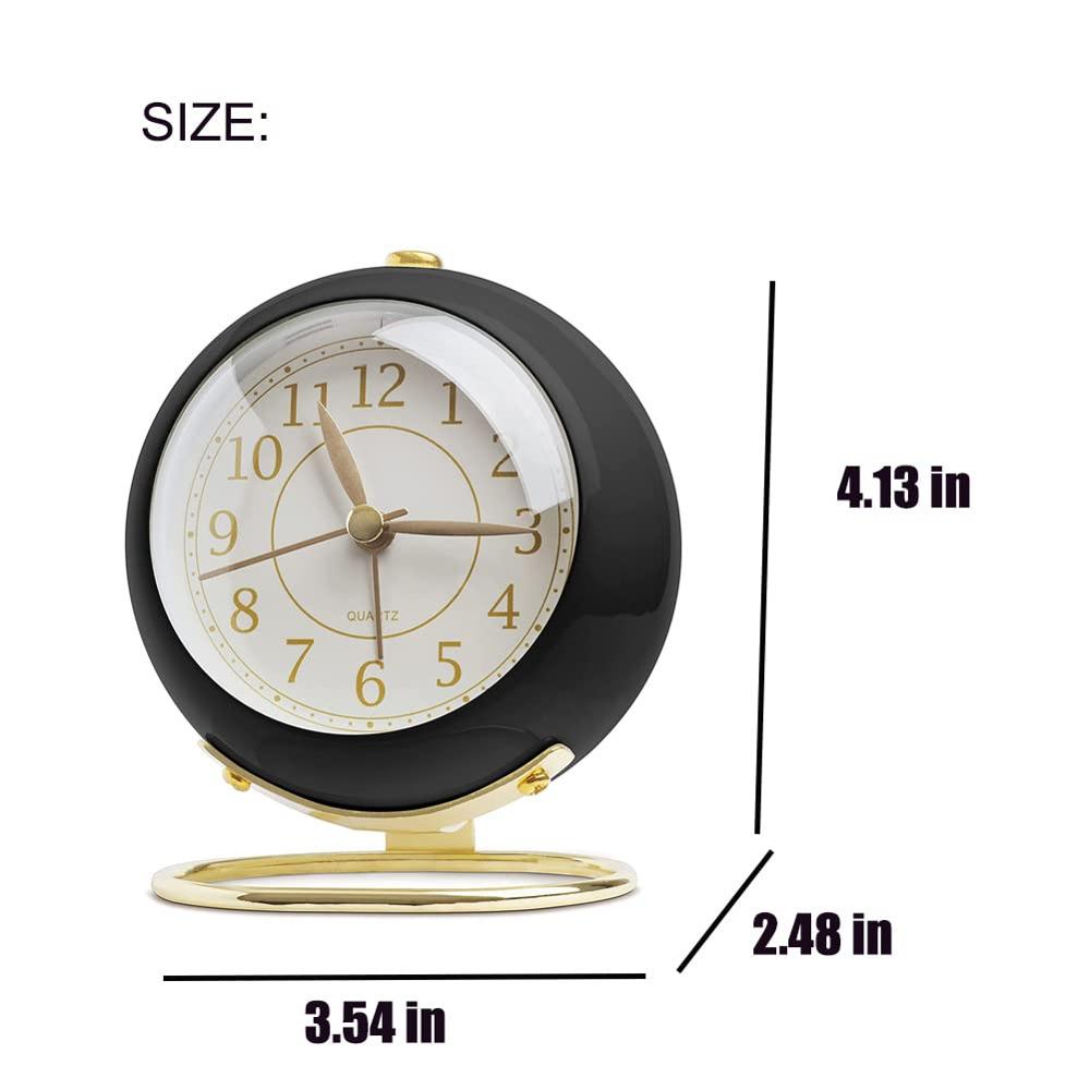 Round Desk Classic Clock - Features: Heart Rate Monitor