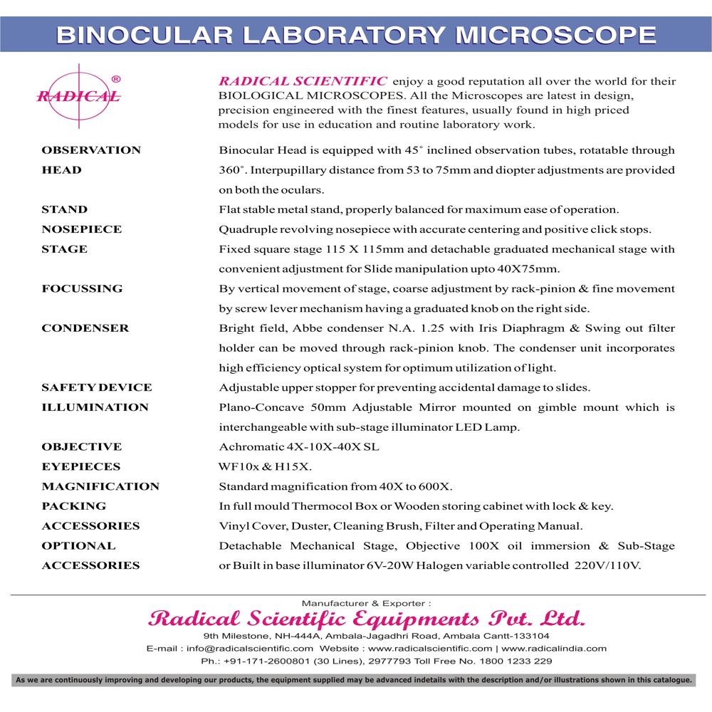 Laboratory Microscope RM-600B