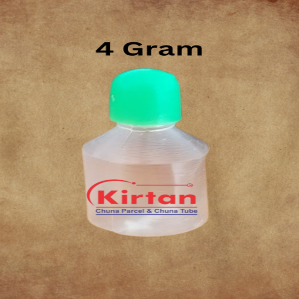 4 Gram Plastic Chuna Tube
