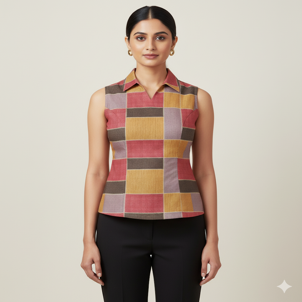 Multi-Color Patchwork fabric