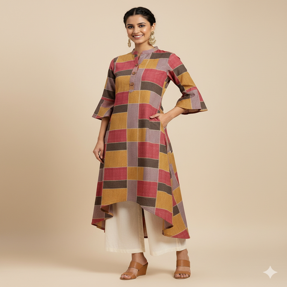 Multi-color Patchwork Fabric - Application: Garment Making