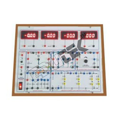 CHARACTERISTICS & APPLICATION OF SEMICONDUCTORS & THYRISTORS (SCR, DAIC, TRAIC, UJT, MOSFET, FET, BJT, DIODE & ZENER) WITH BAKELITE PANEL & DIGITAL PANEL METERS