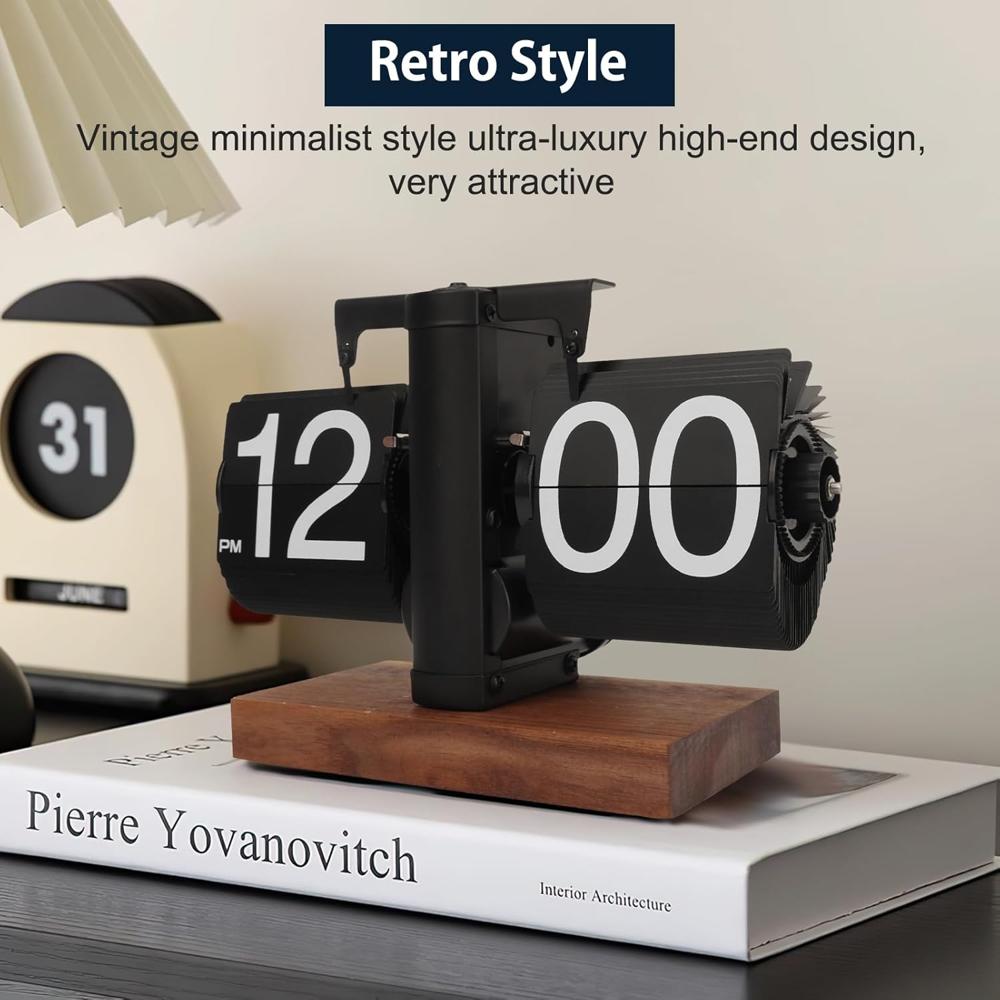 Retro Digital Flip Table Clock