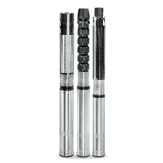 Kirloskar Borewell Pumps - Color: Silver