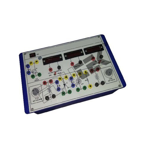 CHARACTERISTICS & APPLICATION OF BASIC THYRISTORS (SCR, DIAC, TRAIC, UJT) WITH BAKELITE PANEL & DIGITAL PANEL METERS