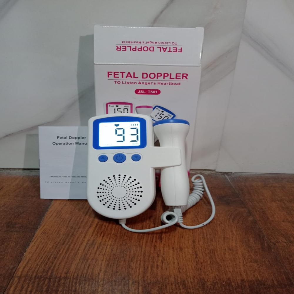 Fetal Doppler - Plastic, 5x5x5 Cm , Lightweight Portable Device For Real-time Fetal Heartbeat Monitoring