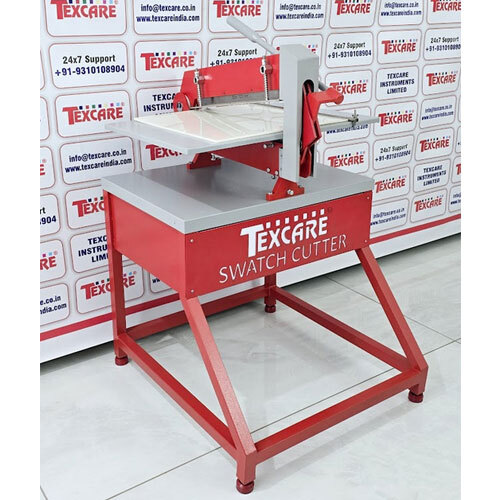 Fabric Swatch Cutter - Color: White And Red