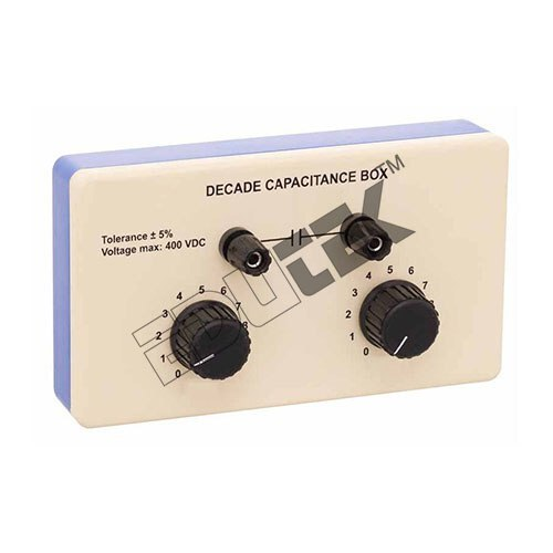 Decade Capacitance Box Two Dials Of 0.001, 0.01 µF - Dual Dial Configuration, Ideal For Engineering Electronics Applications