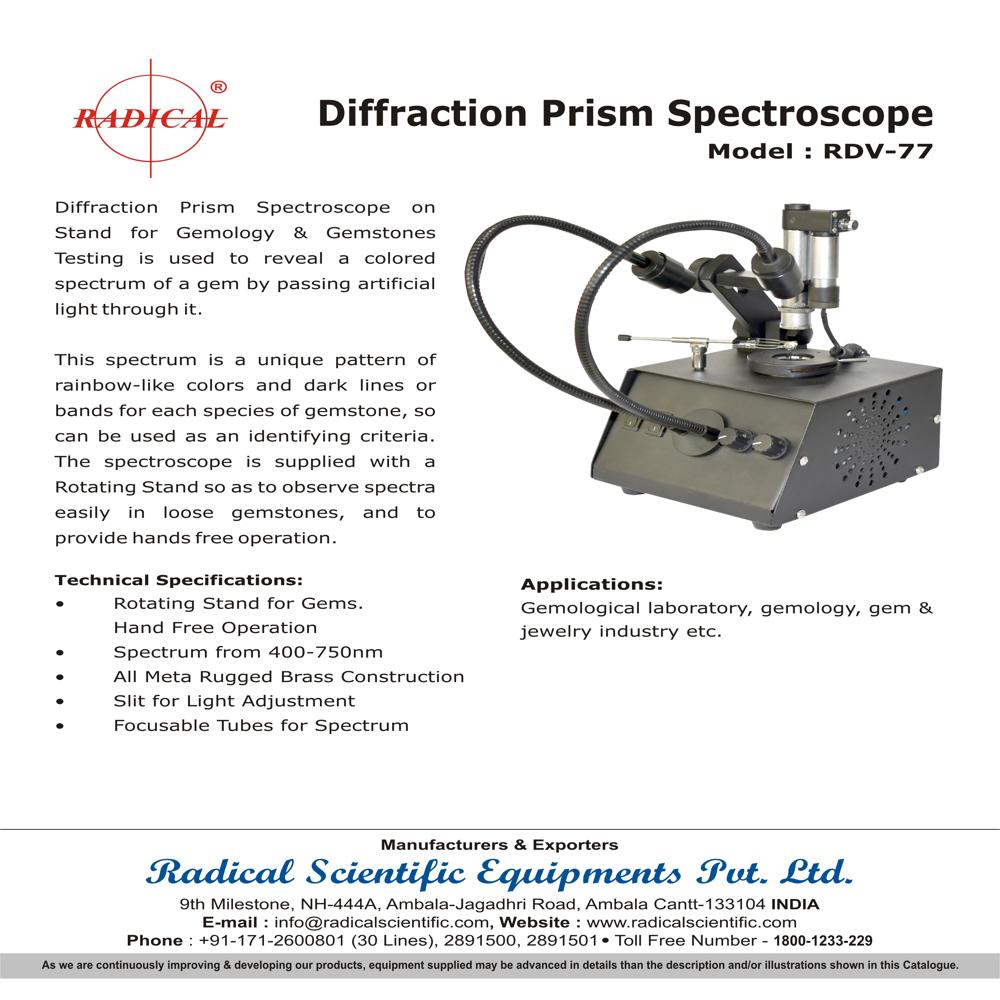 Gem Illuminated Spectroscope Rdv-77 - Material: Ms